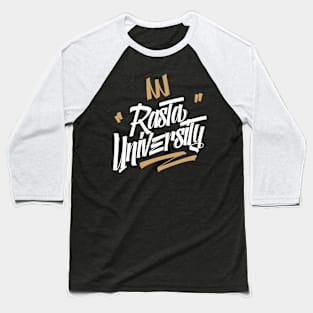 Rasta University Graffiti Tag Style Reggae Baseball T-Shirt